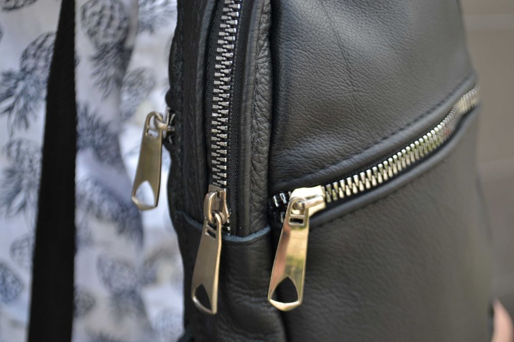 Сумка слінг шкіряна кожаная чоловіча мужская через плече барсетка