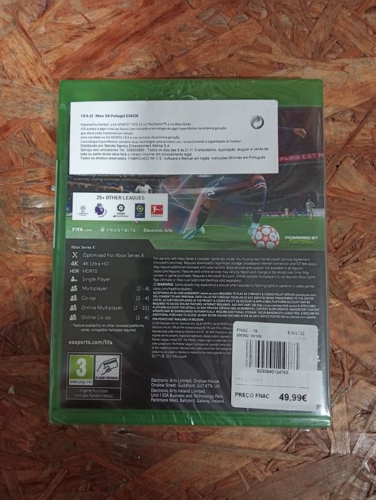 Fifa 22 Xbox Selado