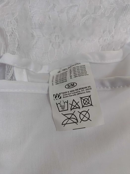 Kostium, przebranie biała tunika z haftem oraz koronką rozm. S/M /231