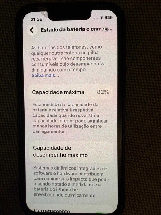 Iphone 13 Mini, Midnight 256GB com capa