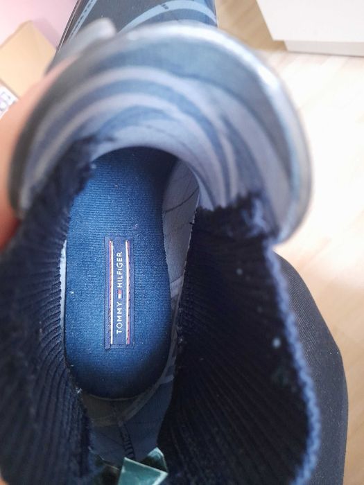 Tommy Hilfiger roz.39 sztyblety botki kalosze