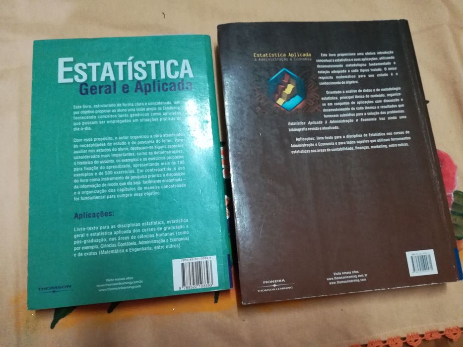 Vendo Livros de Estatística