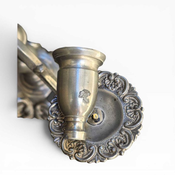 Par Candelabros Alcaide em Estanho Puro — Made in Portugal