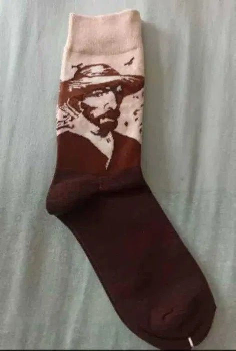 Meias Van Gogh Pintor em Algodão Novas 38-41
