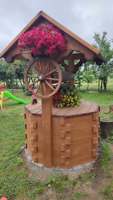 Meble ogrodowe drewniane dla 10-12 osób altana parasol ogród