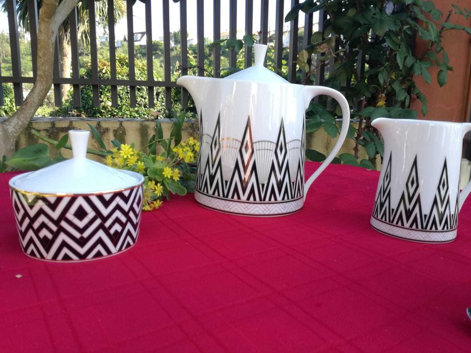 Lindíssimo Serviço Café SPAL (Arte Deco) 15 pçs- NOVO