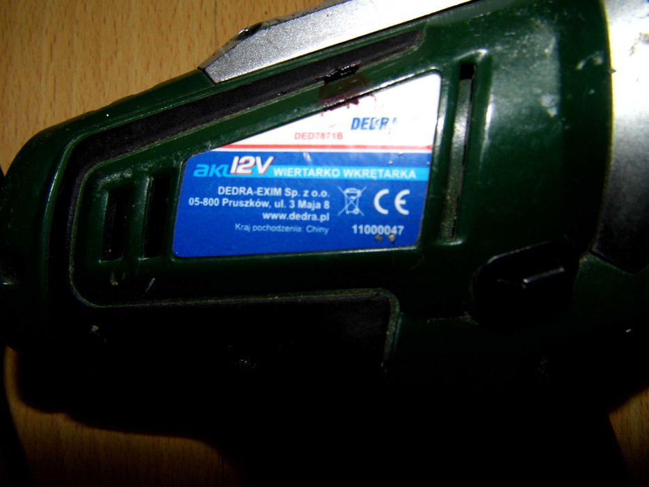 Wkrętarka akumulatorowa DEDRA