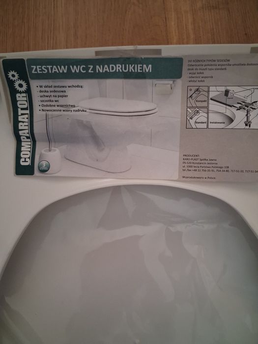 Deska sedesowa  - zestaw 3 elementów