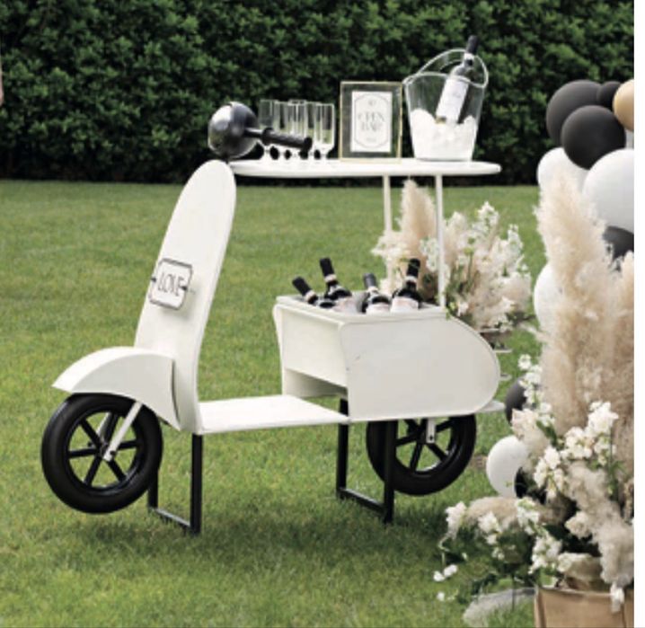 Mota decorativa em metal