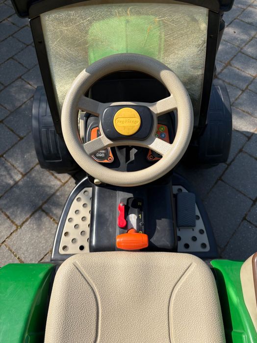 Traktor PEG PEREGO John Deere DUAL FORCE z przyczepą