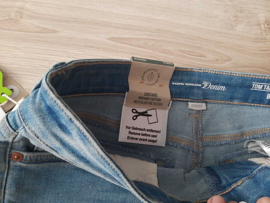 Spodenki jeansowe Tom Tailor Denim rozm.XS/S