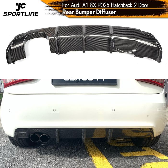 SPOILER DIFUSOR DE ESCAPE PALA ABA AUDI A1 RS1 S1 S-LINE SLINE novo