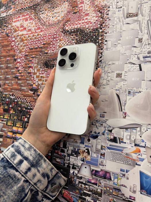 iPhone 15 Pro 1TB White Titanium ГАРАНТІЯ 6 Місяців МАГАЗИН айфон
