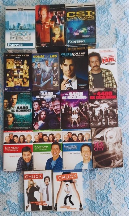 Lote DVDs e SERIES Originais, mais de 500..desde 0.30€