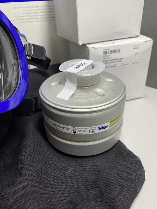 Полнолицевий протигаз маска респіратор Drager з фільтром Німеччина