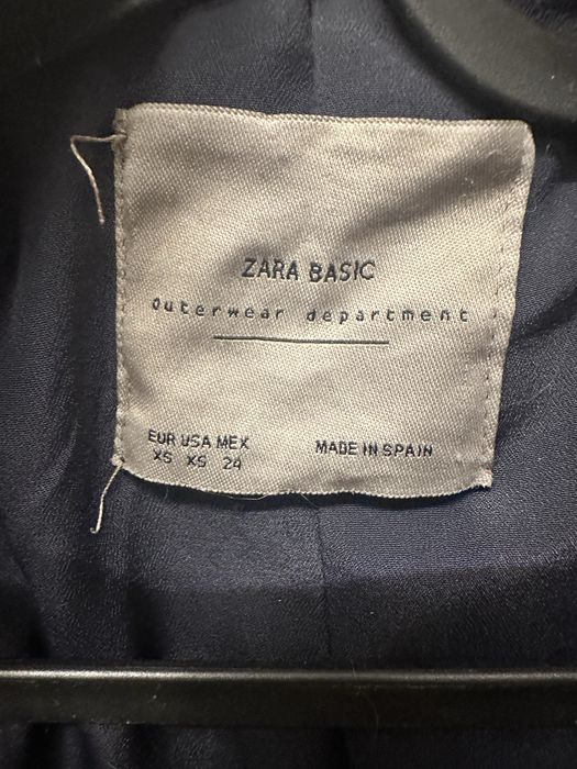 Płaszcz  prochowiec ZARA wełniany alpaka wzór zwierzęcy XS