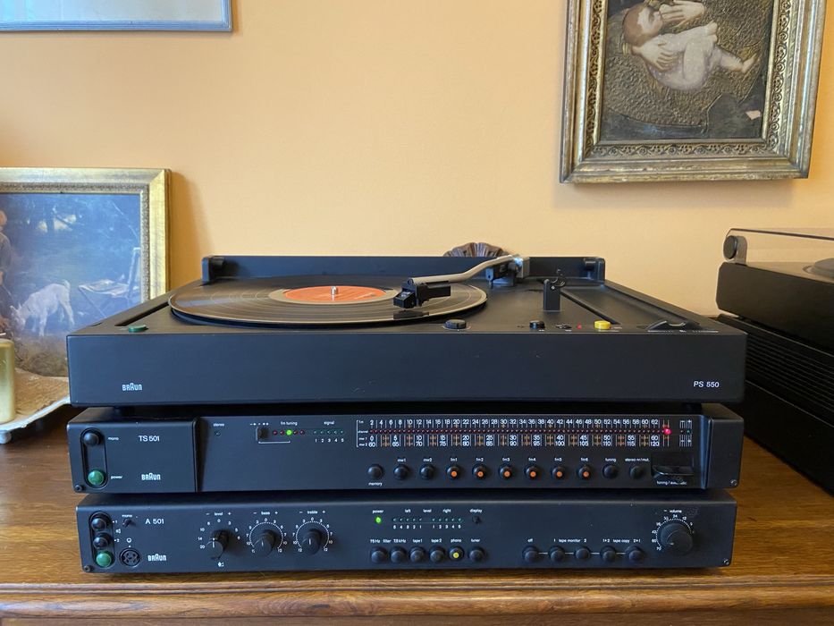 Świetny wzmacniacz Braun A-501! Dieter Rams design, piękny vintage