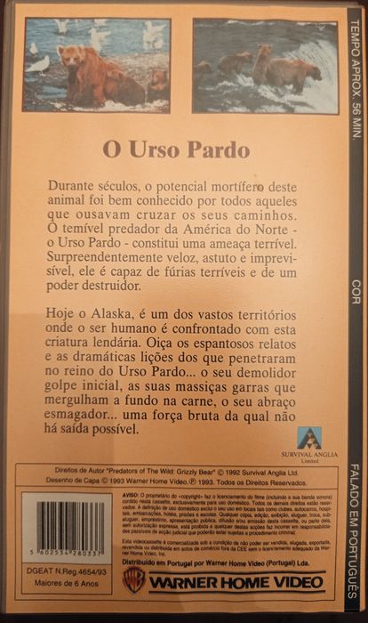 Cassetes VHS coleção "Predadores"