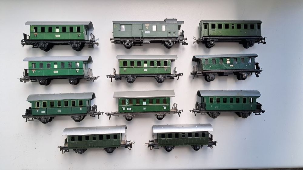 Пассажирские и почтовые вагоны Fleischmann HO (1:87).