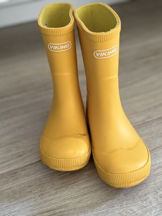 Żółte kalosze Wiking  29