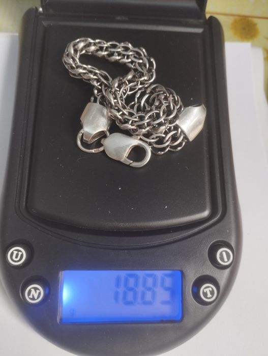 Срібний чоловічий браслет 18грам