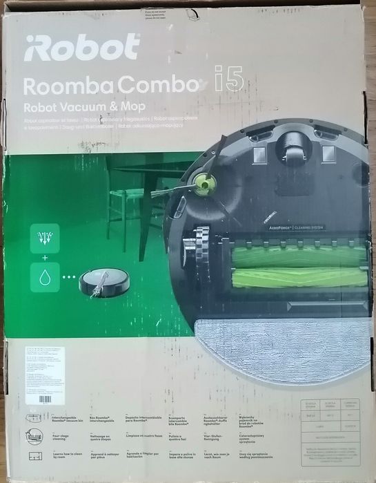 Aspirador robot iRobot Roomba Combo i5- novo, 3 anos de garantia