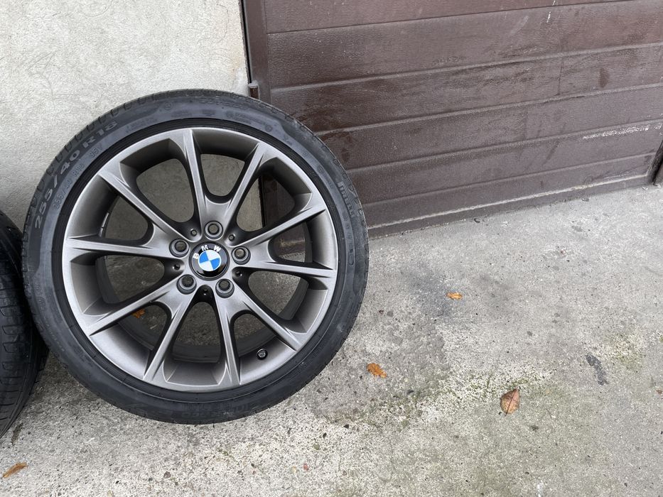 (96)Koła, Felgi 5x120 18” Oryginał BMW f30, Grafit