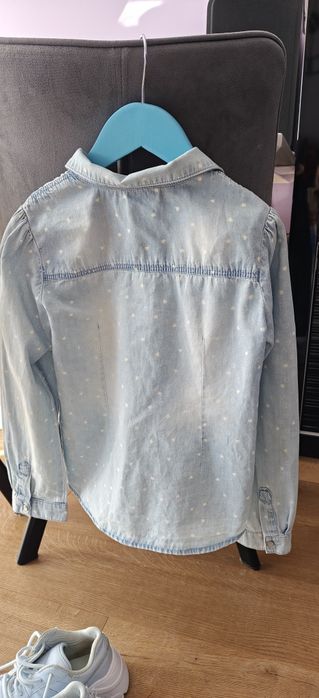 Buty z bluzeczką jeansową
