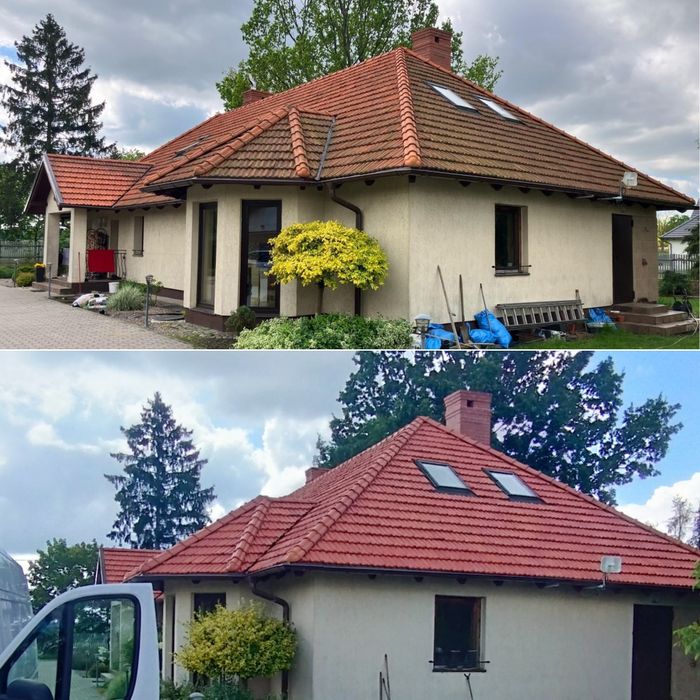 Czyszczenie/mycie elewacji, kostki, dachu. Wycena i zadowolenie GRATIS