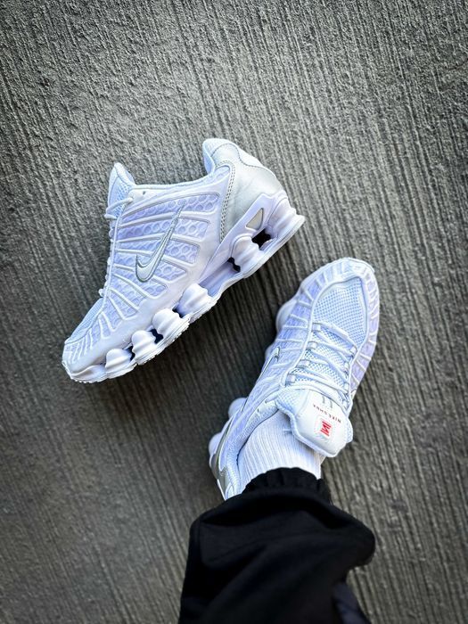Мужские кроссовки Nike Shox TL "White" . Размеры 41-45