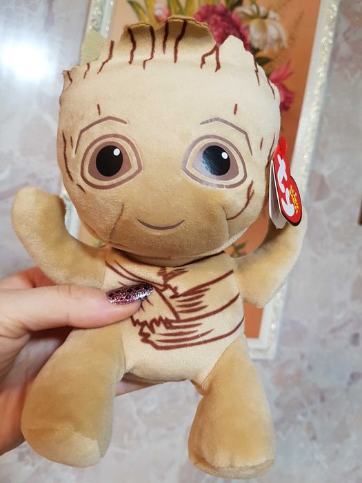 TY Beanie Babies Marvel GROOT Стражи Галактики 15 см оригинал