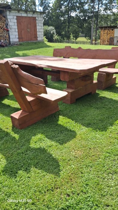 Sprzedam zestaw ogrodowy dębowy