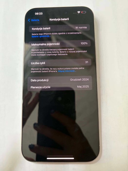 biały iphone 16 pro max 256 gb