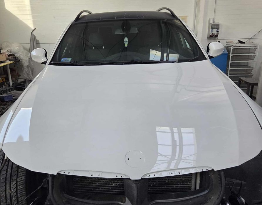 Maska e91 przedlift alpineweiss a300 biała