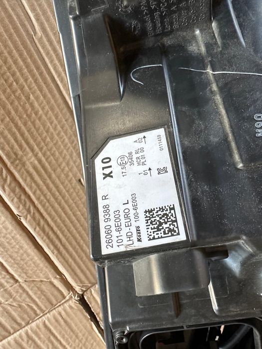 Otica renault zoe lado condutor
