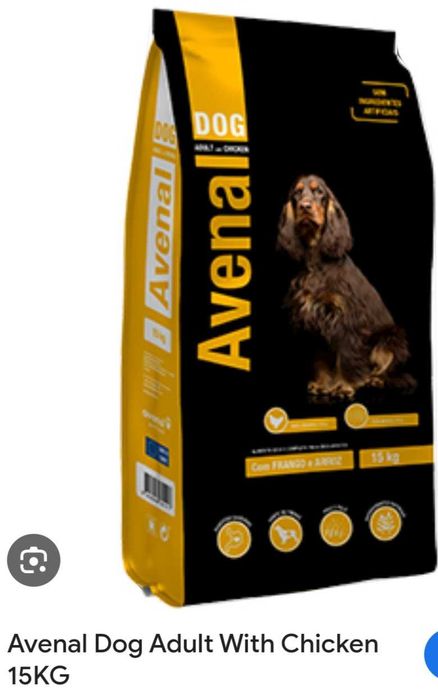 Ração para Cão Avenal e Weego – Sacos Novos e Fechados