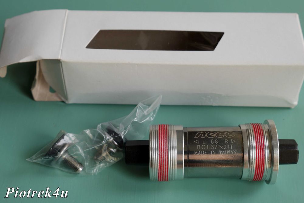 Suport na kwadrat NECO 68mm, oś 103mm + tytanowy zintegrowany ściągacz do korb