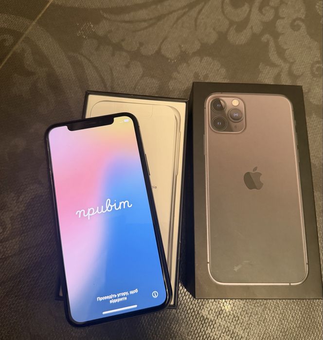 Iphone 11 pro, стан нового телефону, повний комплект.