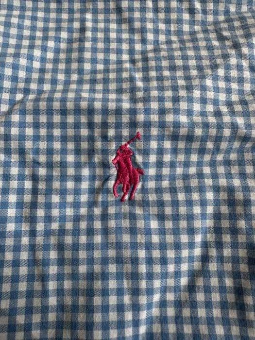 Polo Ralph Lauren Custom Fit – Klasyczna Koszula w kratę z Haftem