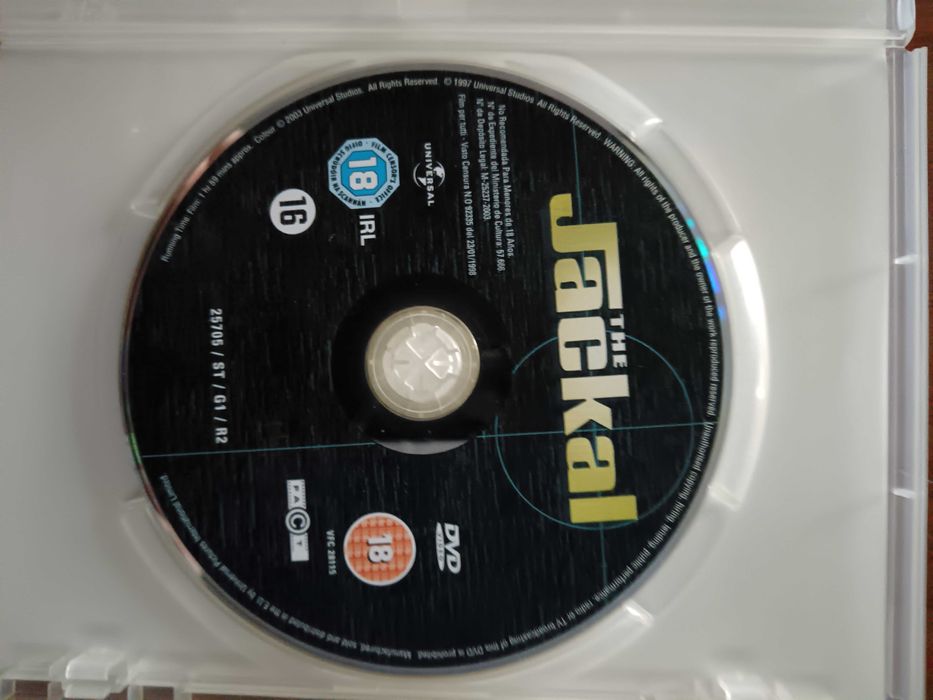 filme dvd original - o chacal