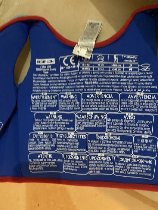 Colete criança para boiar ou nadar