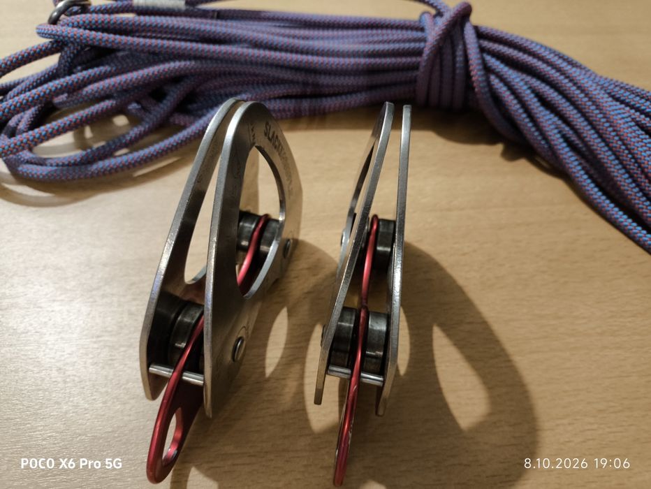 Bloczki Slackline Slackimoufle Quad Pulleys Slack Inov' – Komplet 2 szt.