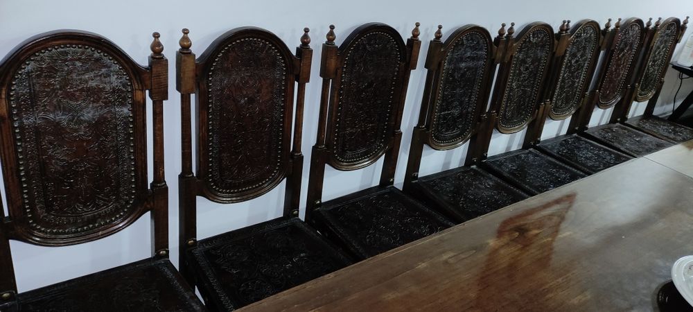 Mesa e cadeiras vintage