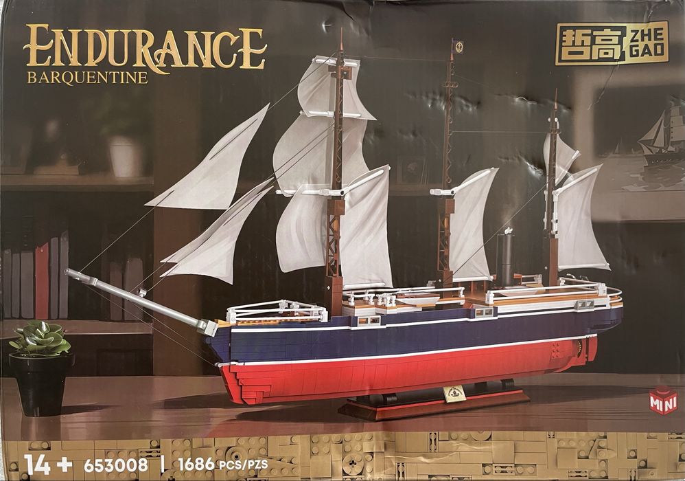 Klocki Zhe Gao Endurance Barquentine 14+ 1686pcs/pzs
