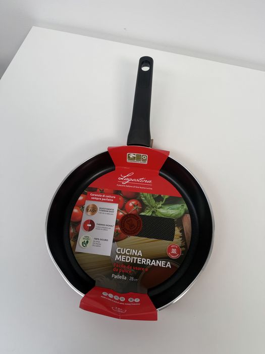 Lagostina patelnia 28cm nieprzywierająca (indukcja) defekt (jak Tefal)