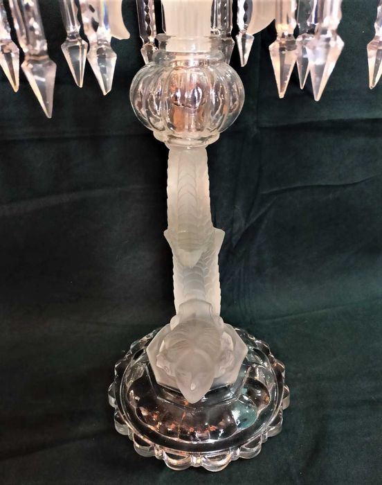 Candelabro Vidro 3 Lumes Sereia