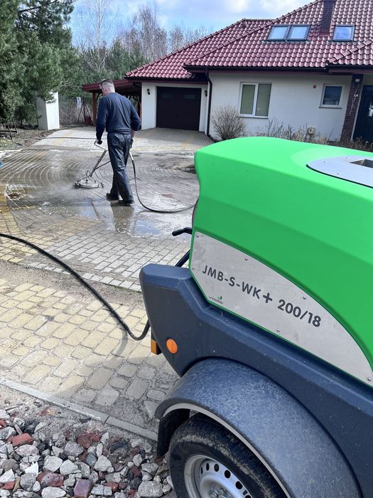 Profesjonalne Mycie Ciśnieniowe Kostka, Elewacja, Dach 100°C