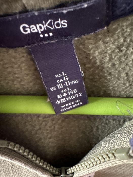 Bluza z kapturem na zamek  GAP roz 140