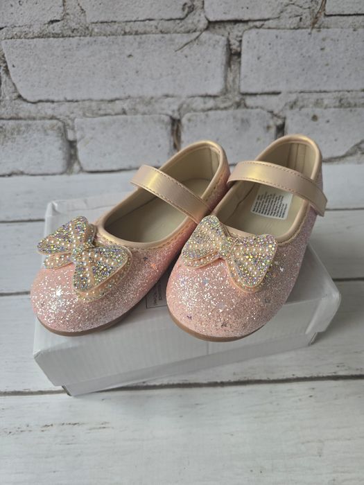 Balerinki baletki eleganckie dziewczęce dla dziewczynki 30 18,5cm nowe