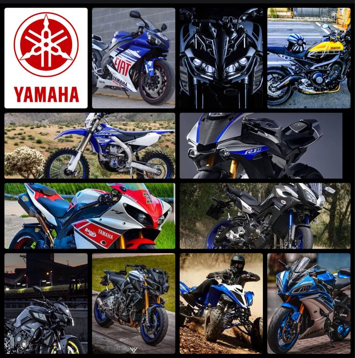 Yamaha Yz Yzf 250 450Fz6  Fjr1300 Mt07  r1 r6 r7 xsr Wr250 xtz mt09